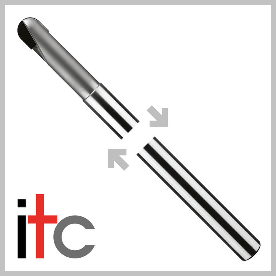 8MM PCD 2 FLT B/N E/MILL LONG SERIES 150MM OAL