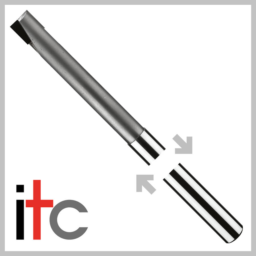 8MM PCD 2 FLT E/MILL 0.5MM RADIUS LONG SERIES 150MM OAL