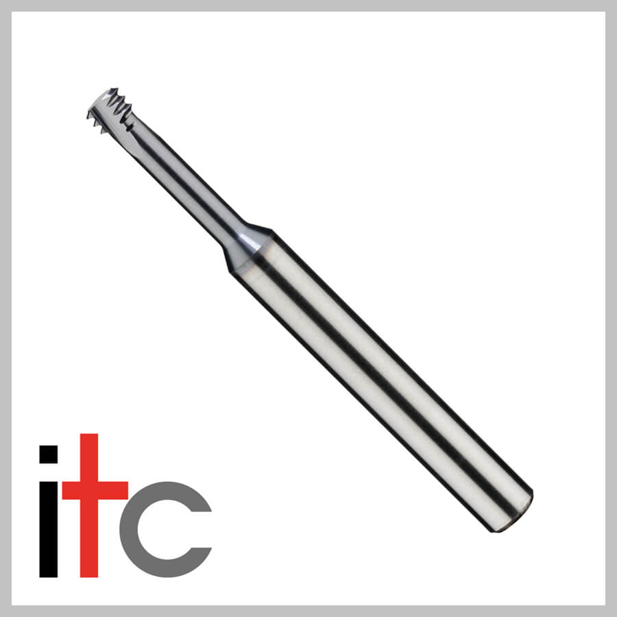 MJ3 X 0.5 MINI CARBIDE THREADMILL - SERIES T7200